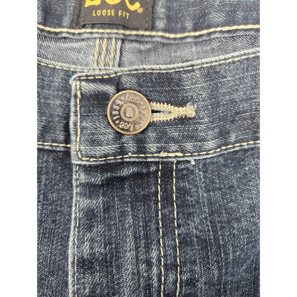 Lee Carpenter Jeans Men's 42x34 Straight Leg Loose Fit Cargo Denim - Picture 7 of 9